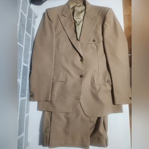 vintage johnny carson suit 42r 35x31